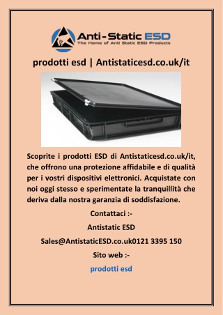 prodotti esd  Antistaticesd co uk it