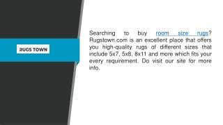 Room Size Rugs  Rugstown.com