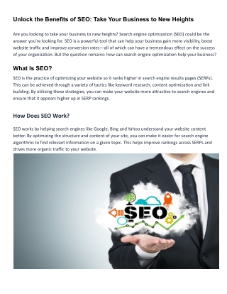 How Can Sarch Engine Optimization Help Your Business