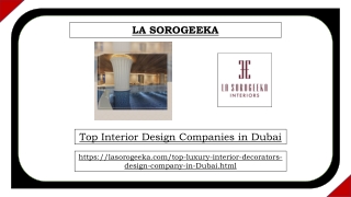 Top Interior Design Companies in Dubai