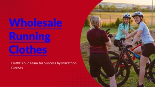 Wholesale Running Clothes  Outfit Your Team for Success by Marathon Clothes