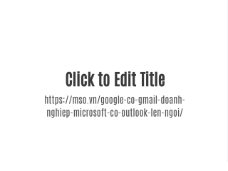 Gmail doanh nghiệp