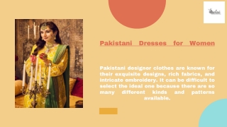 Pakistani Dresses for Women