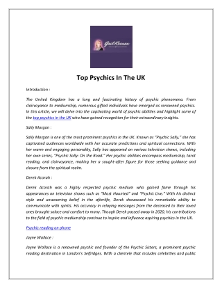 Online Psychics Uk | Gail Keenan Psychics