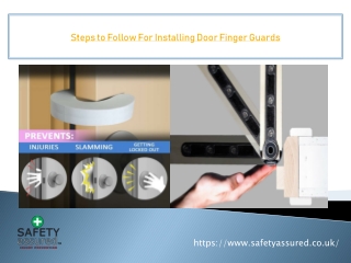 Steps to Follow For Installing Door Finger Guards
