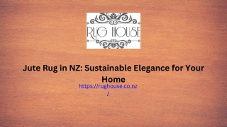 Jute Rug in NZ Sustainable Elegance for Your Home