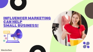 Influencer Marketing can Help Small Business