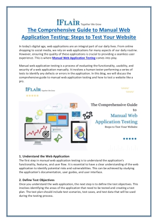 The Comprehensive Guide to Manual Web Application Testing - Steps to Test Your Website