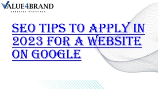 SEO Tips to Apply in 2023 for a Website on Google