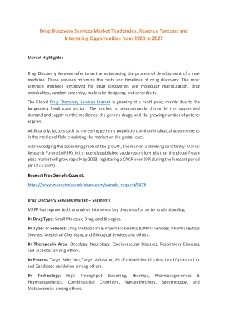 Drug Discovery Services Market