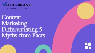 Content Marketing: Differentiating 5 Myths from Facts