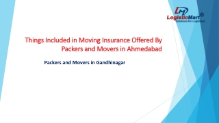 Things Included in Moving Insurance Offered By Packers and Movers in Ahmedabad