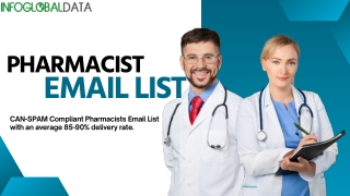 Purchase 100% Opt-In Pharmacist Email Database for Your Brand Awareness