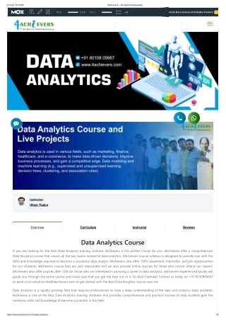 Best Data Analytics Course