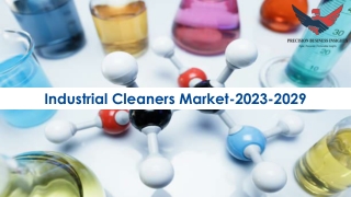 Industrial Cleaners Market Share, Size| Forecast Period 2023-2029