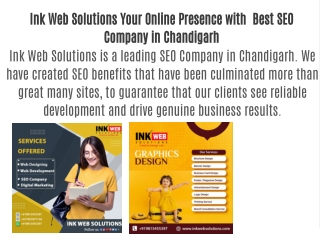 Ink Web Solutions Your Online Presence with  Best SEO Company in Chandigarh