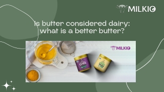 Is butter considered a dairy