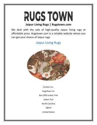 Jaipur Living Rugs  Rugstown.com