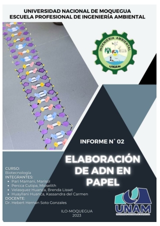 INFORME N°2 - Elaboración de ADN en papel