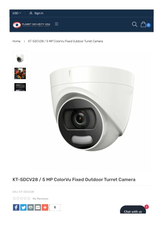 Outdoor Turret Camera