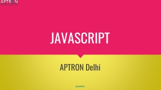 Javascript Training in Delhi