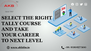 Select the right tally course and take your career to next level (1)