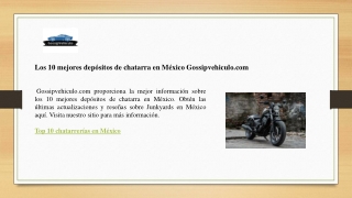 Los 10 mejores depósitos de chatarra en México Gossipvehiculo.com