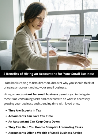 5 Benefits of Hiring an Accountant for Your Small Business