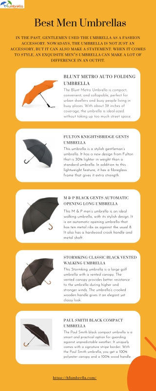 Best Men Umbrellas