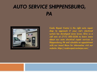 Auto Service Shippensburg, PA