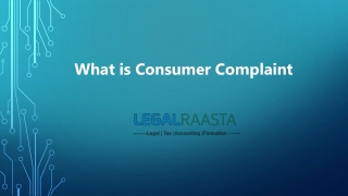 How to file consumer complaint in india