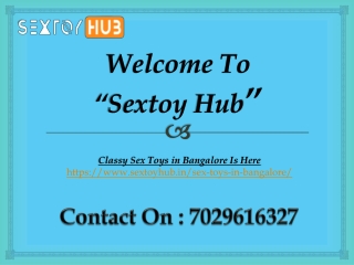 Premium Quality Sex Toys in Bangalore