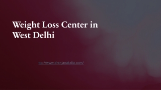 Weight Loss Center in West Delhi