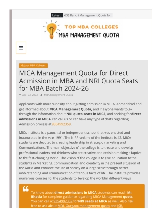 mbamanagementquota-in-mica-management-quota-direct-admission-mba-nri-seats-