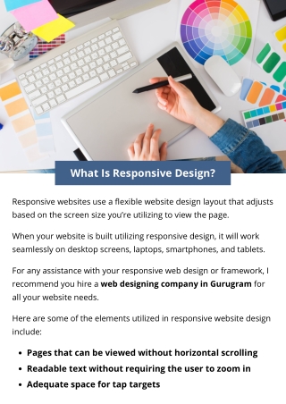 What Is Responsive Design