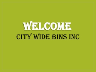 Best service for Bin Rentals in Lakeview