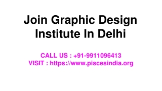 Join Graphic Design Institute In Delhi | Best Graphic Designing Classes