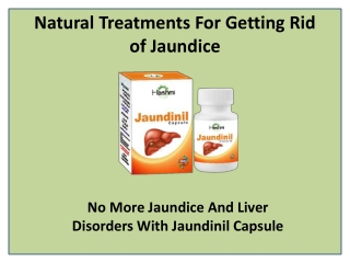 Jaundinil Capsule to Get Rid of Jaundice