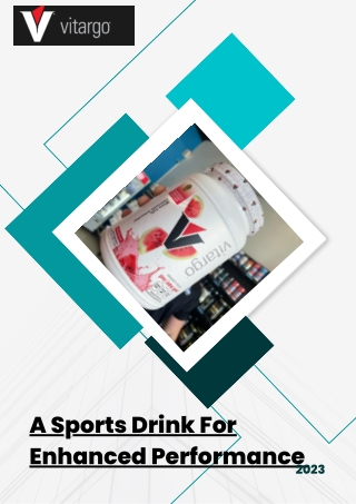 A Sports Drink For Enhanced Performance