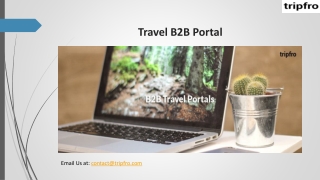 Travel B2B Portal