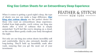 King Size Cotton Sheets for an Extraordinary Sleep Experience