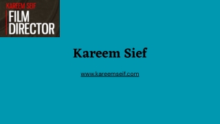 Award-Winning Film Director in Qatar - Kareem Seif