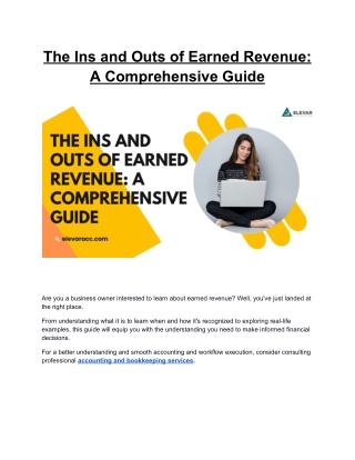 The Ins and Outs of Earned Revenue: A Comprehensive Guide