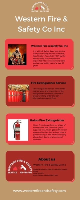 Halon Fire Extinguisher