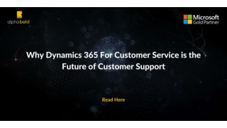 Why Dynamics 365 For Customer Service is the Future of Customer Support