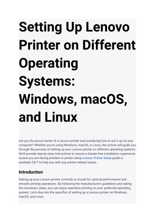 Setting Up Lenovo Printer on Different Operating Systems_ Windows, macOS, and Linux (1)