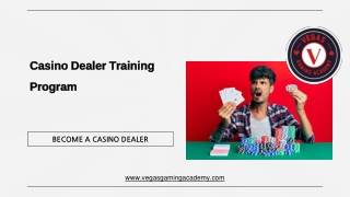 Casino Dealer Training Program - Vegas Gaming Academy