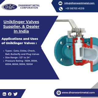 Audco Valves|Bhel Valves|Uniklinger Valves|Dhanwant Metal Corporation