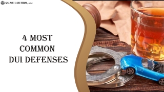 4-Most-Common-DUI-Defenses
