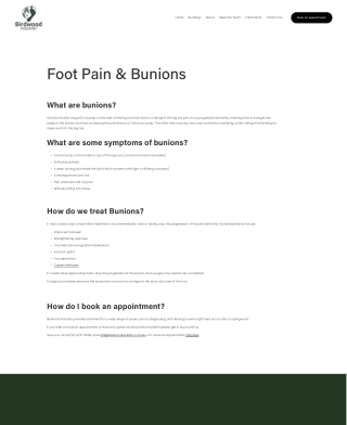 How to Relieve Foot Pain and Bunions in the Blue Mountains